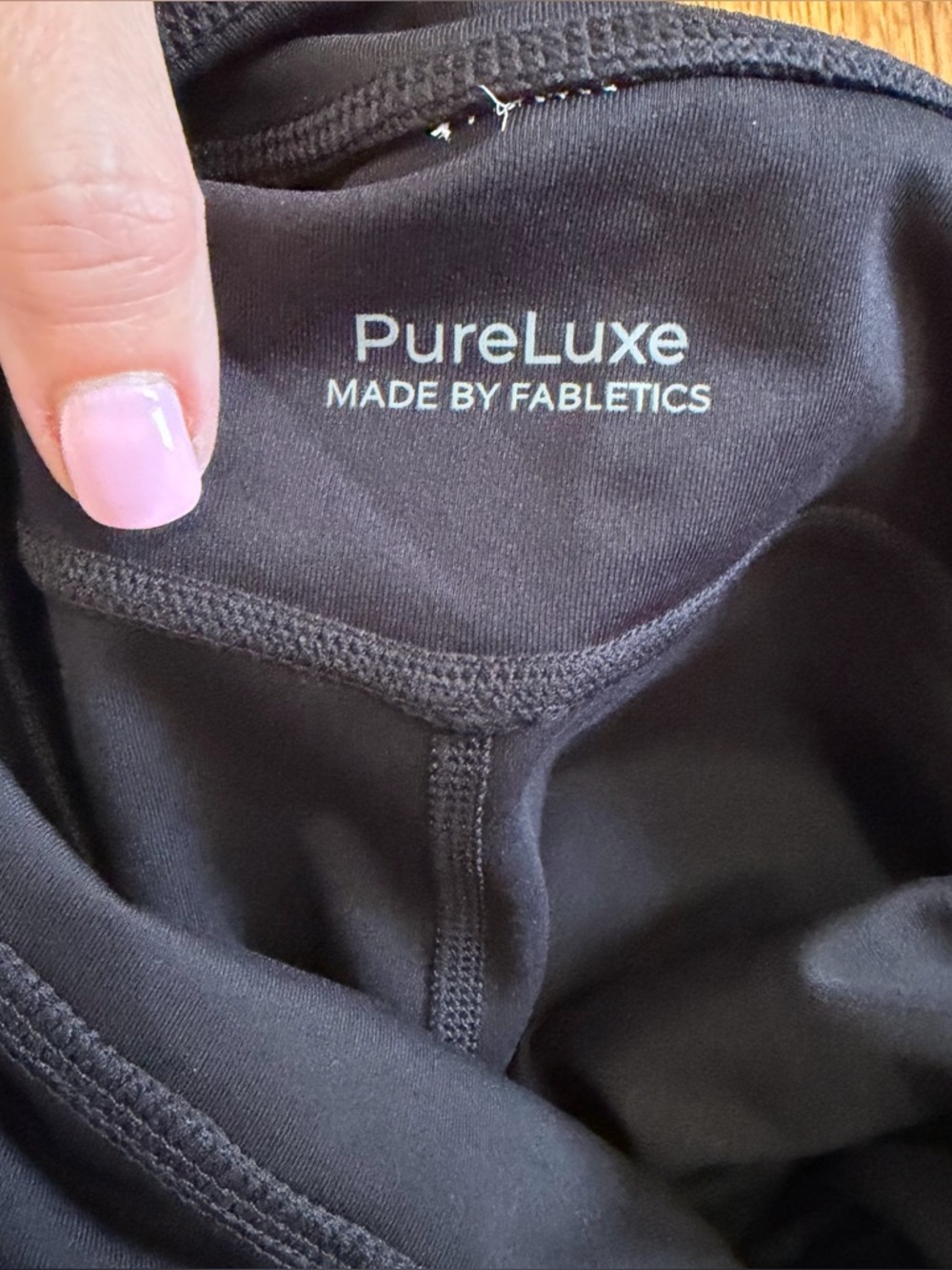 Pure Luxe by Fabletics One Piece Romper Activewear Black Suit Size Medium - Picture 2 of 10